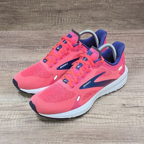 Brooks Pink and Purple Athletic Shoes - Picture 7 of 9
